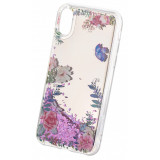 Husa TPU OEM Liquid Mirror Flower1 pentru Apple iPhone X / Apple iPhone XS, Multicolor
