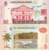 SURINAME 5 dollar 2009 UNC!!!
