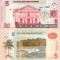 SURINAME 5 dollar 2009 UNC!!!