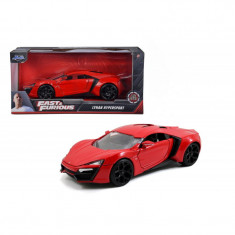 Masina metalica Fast and Furious Lykan Hypersport, scara 1:24, Rosu foto