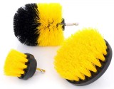 Cumpara ieftin Set 3 perii curatare bormasina, Galben/Negru