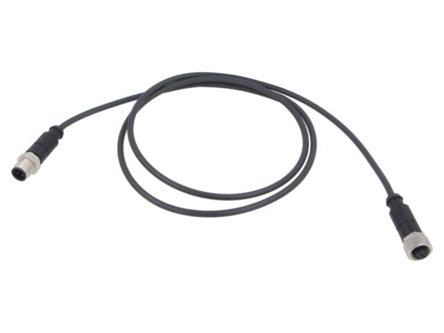 Cablu HARTING 4 pini PUR 1,2m pentru senzori cu conector M12