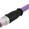 Conector HARTING M12 tată 4 pini drept cu cablu 1,5m Profibus