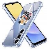 Husa antisoc pentru samsung galaxy a15 - airbag tpu, col&Egrave;uri ranforsate - risk taker