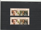 ROMANIA 2023 LP 2411 ANA ASLAN SI &quot;ELIXIRUL TINERETII&quot; SERIE CU VINIETA MNH NESTAMPILATA, Nestampilat