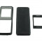 Carcasa telefon Samsung E1110 set 3 piese neagru