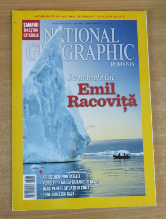 National Geographic Romania #Februarie 2013 - Pe urmele lui Emil Racovita
