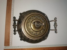 SUPERB CENTRU DE MASA METAL , ANII 1900
