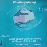 Disc vinil, LP. CONCERTUL PENTRU PIAN SI ORCHESTRA IN SI BEMOL MAJOR KV 595-Mozart, Li Mingqiang, Orchestra simf, Clasica