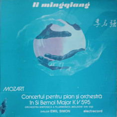 Disc vinil, LP. CONCERTUL PENTRU PIAN SI ORCHESTRA IN SI BEMOL MAJOR KV 595-Mozart, Li Mingqiang, Orchestra simf