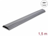 Canal cablu flexibil PVC 70x13mm - lungime 1.5m Gri, Delock 20733