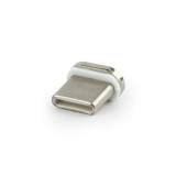 CAP MAGNETIC pt. cablu GEMBIRD, USB 2.0, USB Type-C (T), alb, &quot;CC-USB2-AMLM-UCM&quot; (timbru verde 0.08 lei)