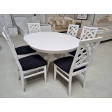 SET MARCO 5 MASA 106/141 CM + 6 SCAUNE PERSONALIZABIL PE CULORI
