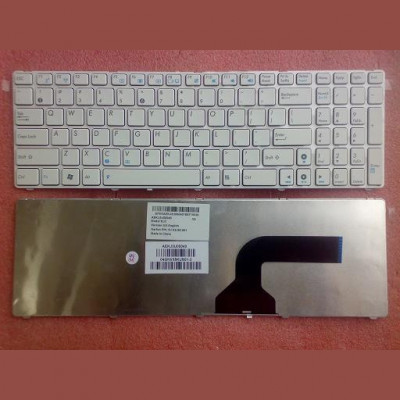 Tastatura laptop noua ASUS G60 White Frame White US foto