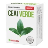 Ceai verde, 30 capsule, Parapharm
