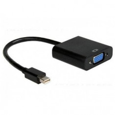 Cablu Gembird A-MDPM-VGAF-02 Adaptor Mini DisplayPort la VGA 0,15m Negru foto