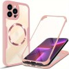 Husa pentru iPhone 13 Pro Max + Folie - Techsuit ColorVerse 360 MagSafe Series - Pink