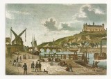 SG2-Carte Postala-Germania-Wurzburg, Mainbrucke und Festung. neirculata, Necirculata, Fotografie