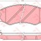 Set placute frana,frana disc HYUNDAI MATRIX (FC) (2001 - 2010) TRW GDB3169