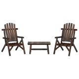 Gossi set mobilier de gradina, 3 piese, lemn masiv de molid
