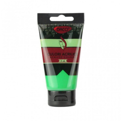 Vopsea Acril Verde Mediu DACO, 75 ml, Tempera Acrilica, Culori Acrilice, Vopsea Acrilica, Tempera Acril, Vopsele Acrilice, Vopsea Culoare Verde Mediu, foto