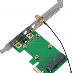 Adaptor de card P Express la Mini PCI Express Rețea fără fir Ethernet LAN Mini P