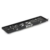 Set 2 Suport Număr &Icirc;nmatriculare Auto 3D BMW Fata Spate Standard UE 53x13 cm