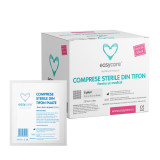 Comprese sterile EASYCARE din tifon pliate 25pachete/cutie