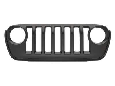 Grila masca fata JEEP GLADIATOR (JT), 04.2019-; WRANGLER (JL), 11.2017-, negru, grunduit, foto