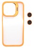 Husa Protectie din Policarbonat cu stativ si protectie camere, pentru iPhone 12, Portocaliu, Oem
