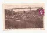 FV3-Carte Postala- FRANTA - Busseau-d&#039;Ahun, Le viaduct. , circulata 1935, Fotografie