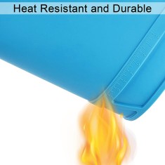 Covoras pentru pistol de lipit, BOMSTOM, Silicon, Albastru