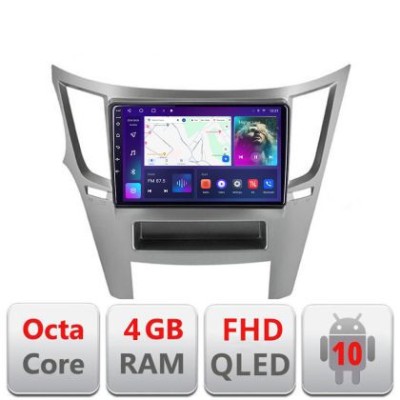 Navigatie Subru Legacy 2010-2015 B-458 Android Ecran QLED octa core 4+64 carplay android auto KIT-458+EDT-E309V3 CarStore Technology foto