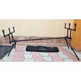 Rod pod FL BLACK EDITION pentru 3 lansete cu 4 picioare ( Quad Pod ) model FL158