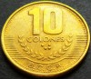 Moneda 10 COLONES - COSTA RICA, anul 1999 *cod 1718 B, America Centrala si de Sud
