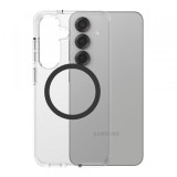 Husa pentru Samsung Galaxy S25 S931, PanzerGlass, Care Urban Combat, Transparenta Neagra