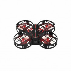 Drona Snaptain, 3D Flip, 7.5 x 7 x 2.6 cm, 300 mAh, telecomanda, mentinere altitudine, 360 grade flip, protectie impact, zbor 7 minute, Negru/Rosu foto
