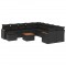 Patio Sofa Set 11-Locuri Black - 1