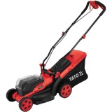 Yato YT-85221 - Masina de tuns iarba fara acumulatori si incarcator Li-Ion 18 V - Ah 34 cm 35 l