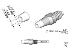 V&acirc;rf ciocan dezlipit JBC TOOLS 4,2x1,9mm