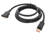 Cablu DisplayPort 1.4 DELOCK 87097, mufă DisplayPort soclu, transfer video 8K