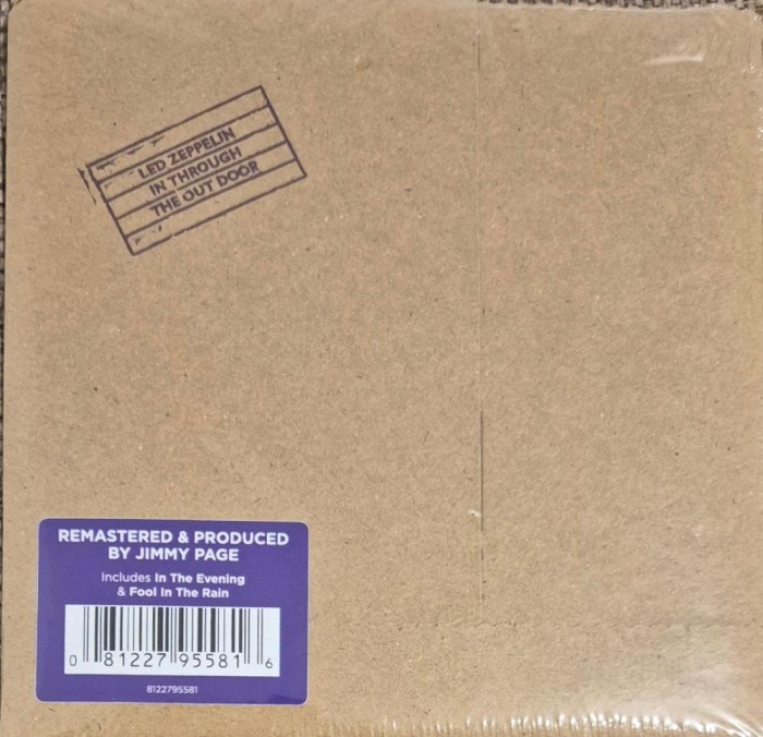 cd led zeppelin in through the out door digipack
