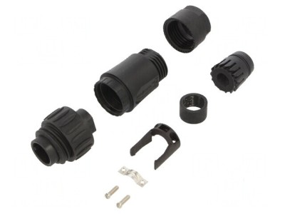 Conector circular mufa pe cablu PIN 7 tată fără contacte foto