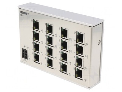 Switch Ethernet Neadministrabil 16 Porturi 24VDC RJ45 foto