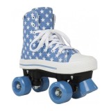 Role Rookie Canvas High Stars RKE-SKA-1530, Marime 33, Albastru/Alb