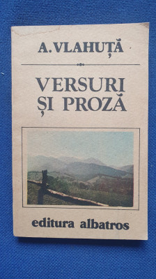 A Vlahuta, Versuri si proza, ed Albatros 1987, 310p foto