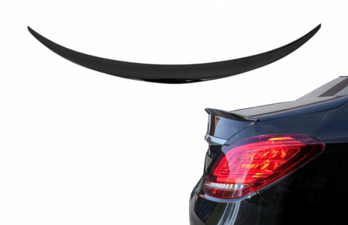 Eleron Portbagaj compatibil cu MERCEDES C-Class W205 (2014-2020) Design Negru Lucios TSMBW205AMGPB