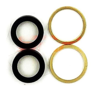 Geam camera cu Rama Apple iPhone 11 GOLD foto