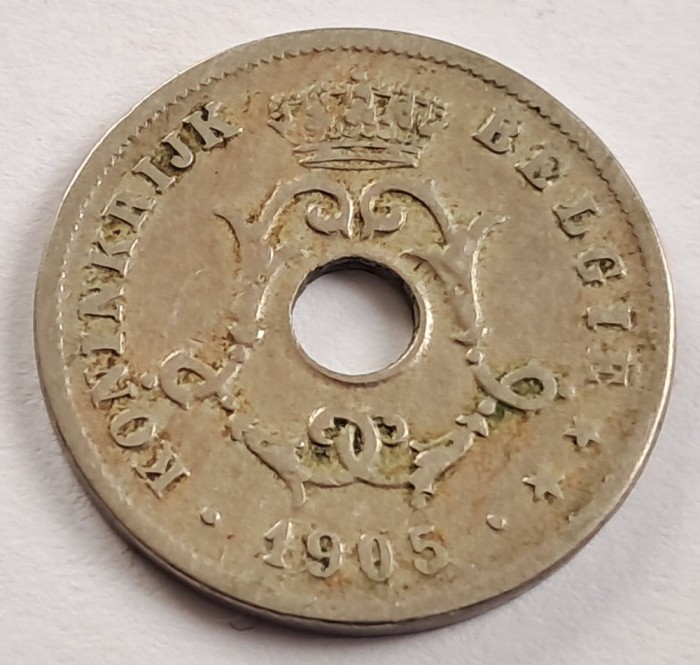Belgia , 10 Centimes 1905
