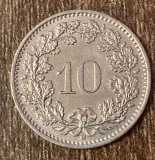 C50 - Moneda foarte veche - Elvetia - 10 rappen - 1992